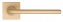 Ручка дверная на квадратной розетке Fratelli Cattini LINEA 8-KD золото крайола