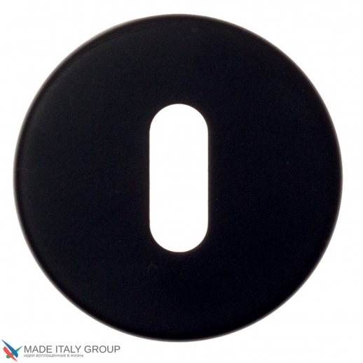 Накладка под ключ буратино на круглом основании Fratelli Cattini KEY-7 NM матовый черный 2 шт.