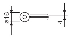 Петля пружинная односторонняя Justor 5814.03, Бронза античная (60 кг)