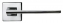 Ручка дверная на квадратной розетке Morelli Luxury, Sputnik Cro Хром