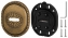 Декоративная накладка Armadillo (Армадилло) на сувальдный замок PS-DEC CL (ATC Protector 1) OB-13 Античная бронза