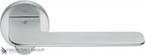 Дверная ручка на круглой розетке COLOMBO Slim FF11RSB-CM матовый хром