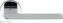 Дверная ручка на круглой розетке COLOMBO Slim FF11RSB-CR полированный хром