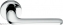 Дверная ручка на круглой розетке COLOMBO Roboquattro ID41R-CR полированный хром