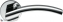Дверная ручка на круглой розетке COLOMBO Olly LC61RSB-CR полированный хром