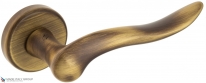 Дверная ручка на круглой розетке COLOMBO Peter ID11RSB-OA матовая бронза