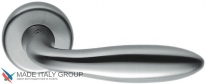 Дверная ручка на круглой розетке COLOMBO Mach CD81RSB-CM матовый хром