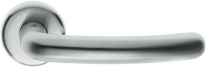 Дверная ручка на круглой розетке COLOMBO Star CD01RSB-CM матовый хром