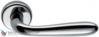 Дверная ручка на круглой розетке COLOMBO Robot CD41R-CR полированный хром