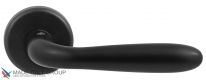Дверная ручка на круглой розетке COLOMBO Robot CD41RGSB-NM черный матовый