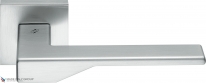 Дверная ручка на квадратной розетке COLOMBO Dea FF21RSB-CM матовый хром
