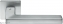 Дверная ручка на квадратной розетке COLOMBO Esprit BT11RSB-CM матовый хром