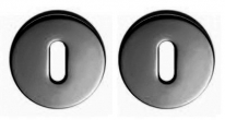 Накладка под ключ буратино на круглом основании COLOMBO CD1043G-NM черный
