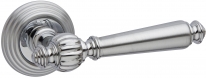 Дверная ручка на круглой розетке FIMET 106/269 MICHELLE полированный / матовый хром F66