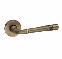Дверная ручка на круглой розетке FIMET 151/273 CALLEOPE сатин.бронза F43