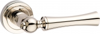 Дверная ручка на круглой розетке FIMET 119/233 PISA никель полированный F21