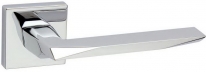 Дверная ручка на квадратной розетке FIMET 1351/204 PRISMA хром полированный F04