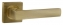 Ручка на квадратной розетке Ajax ERGO JK ABG-6 зелёная бронза