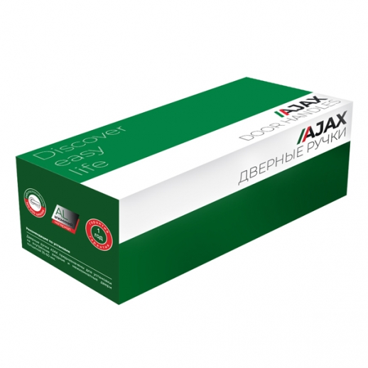 Ручка на квадратной розетке Ajax ERGO JK ABG-6 зелёная бронза