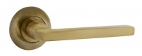 Ручка на круглой розетке Ajax POLO JR ABG-6 зелёная бронза