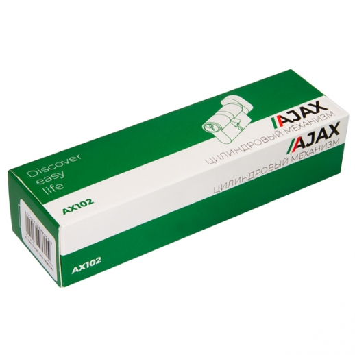 Цилиндровый механизм Ajax AX100/80 mm (35+10+35) CP хром 5 кл.
