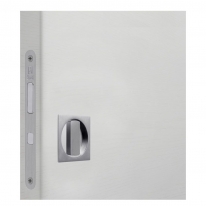 Комплект для раздвижных дверей Bonaiti WC (Механизм G500T H21 +ручки EASY QUADRO) матовый хром