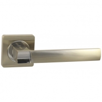 Ручка дверная на квадратной розетке Vantage V02D SN матовый никель