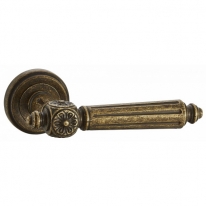 Ручка дверная на круглой розетке Vantage V32BR состаренная бронза