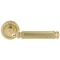 Ручка дверная на круглой розетке Extreza BENITO (Бенито) 307 на розетке R02 полированное золото F01