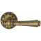 Ручка дверная на круглой розетке Extreza PIERO (Пьеро) 326 на розетке R04 матовая бронза F03