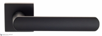 Ручка дверная на квадратной розетке Fratelli Cattini NEVADA 8-NM матовый черный