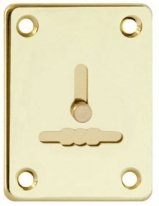 Накладка дверная Pasini матовое золото под сув.ключ со шторкой OLV SATINATO