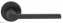 Дверная ручка на круглом основании Fratelli Cattini LINEA 7-NM матовый черный
