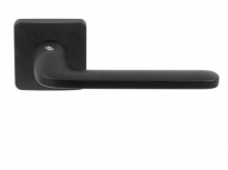 Дверная ручка на квадратном основании COLOMBO Roboquattro S ID51RSB-NM матовый черный