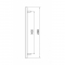 Комплект дверных ручек-скоб (прямые) Doorlock DL PHS09/32/2 кр. 1400/2000 SS