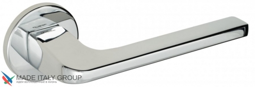 Дверная ручка на круглом основании Fratelli Cattini BOSTON 7FS-CR полированный хром