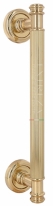 Ручка дверная скоба Extreza BENITO (Бенито) 275 мм (225 мм) R01 полированная латунь F01