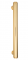 Ручка скоба Venezia EXA 290мм (250мм) полированная латунь