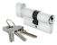 Ключевой цилиндр MORELLI с поворотной ручкой (60 мм) 60CK W Цвет - Белый