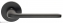 Дверная ручка на круглом основании COLOMBO Roboquattro ID41RSB-NM матовый черный