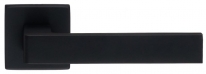 Дверная ручка Extreza Hi-Tech ALU ENZO 117 на квадратной розетке R11 черный F22