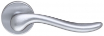 Дверная ручка Extreza Hi-Tech Slim TOLEDO 323 на розетке R12 матовый хром F05