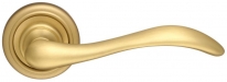 Дверная ручка Extreza AGATA (Агата) 310 на розетке R01 матовая латунь F02