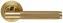 Дверная ручка Extreza TUBA (Туба) 126 на розетке R05 полированная латунь F01