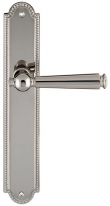 Дверная ручка Extreza ANNET 329 на планке PL03 полированный никель F21 без доп. запирания PASS