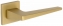 Дверная ручка Extreza Hi-tech Slim ALIOT 129 на квадратной розетке R15 матовая латунь F02