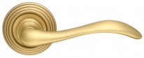Дверная ручка Extreza AGATA (Агата) 310 на розетке R05 матовая латунь F02