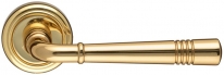 Дверная ручка Extreza GUSTO 334 на розетке R01 полированная латунь F01