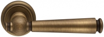 Дверная ручка Extreza ANNET 329 на розетке R01 матовая бронза F03