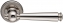 Дверная ручка Extreza ANNET 329 на розетке R03 полированный никель F21